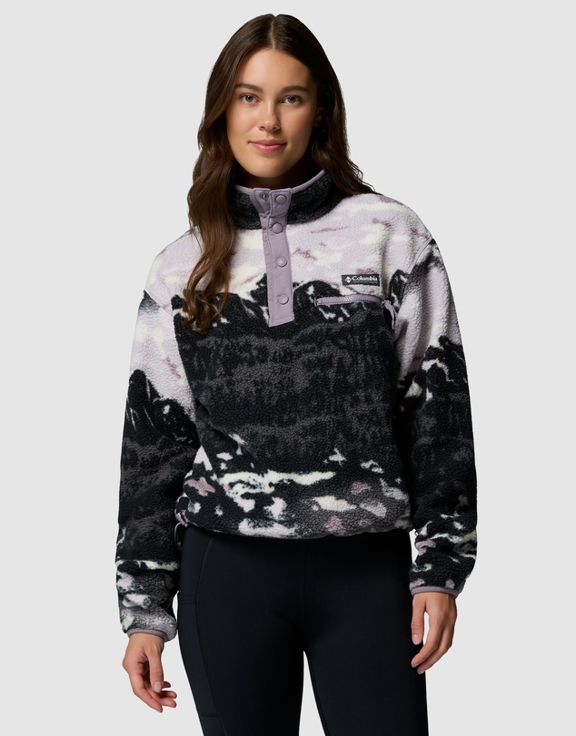 Columbia - Helvetia II Printed Cropped Half Snap Pullover