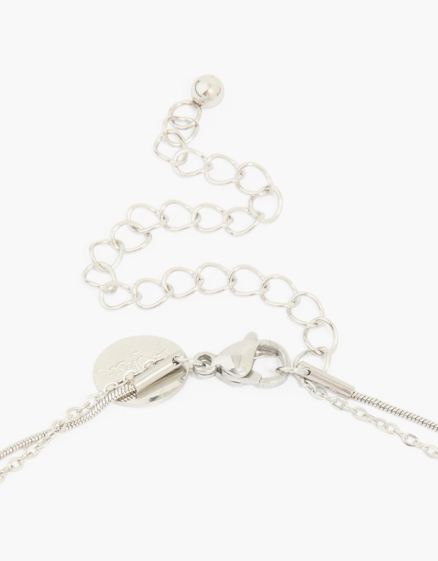 Lovisa - Waterproof Stainless Steel Multi Heart Charms Layered Necklace