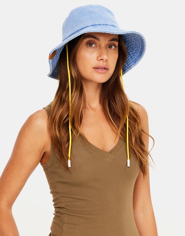 The Upside - Washed Denim Bucket Hat