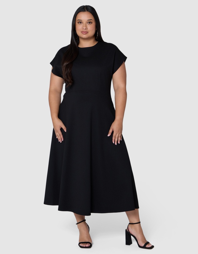 Pink Dusk by Curve Project - Surrender Midi Dress