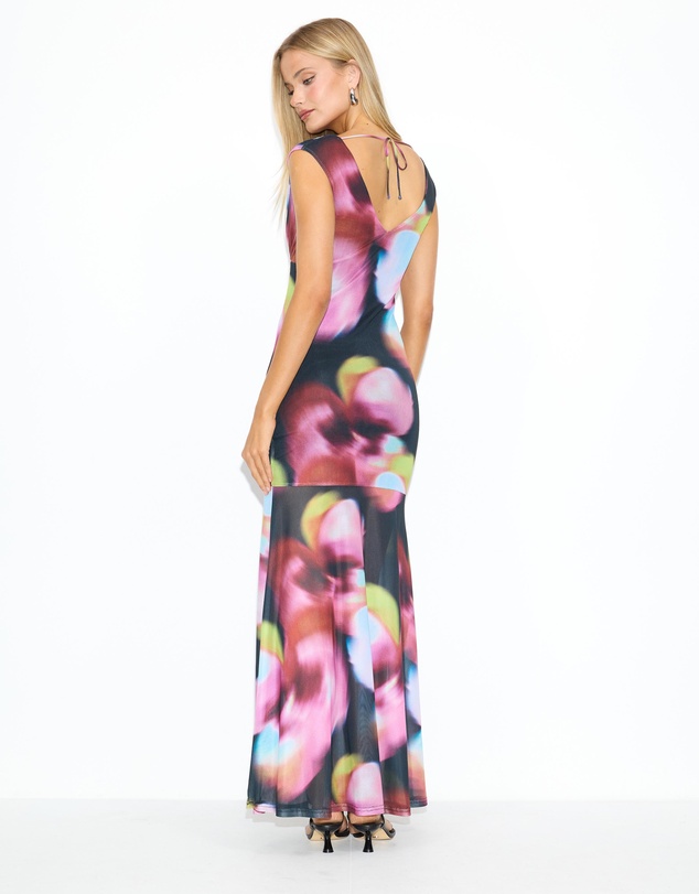Dazie - Into You Mesh Maxi Dress