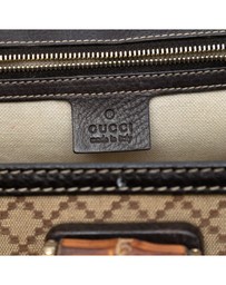 Pre-Loved by Azura Reborn - Pre-Loved Medium Diamante Canvas New Bamboo Satchel