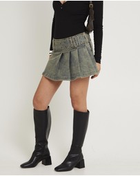 Insight - Autry Pleat Mini Skirt