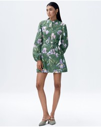 JUSTIN TONG - Eira Linen Mini Dress