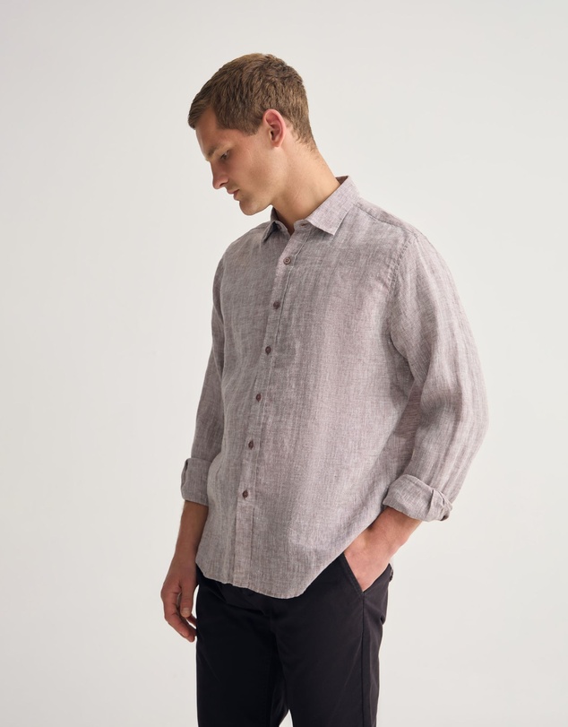 Oxford - Cooper Ls European Linen Shirt