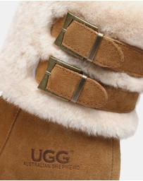 EVERAU - Australian Shepherd Ugg Candice Cow Suede Upper Boots