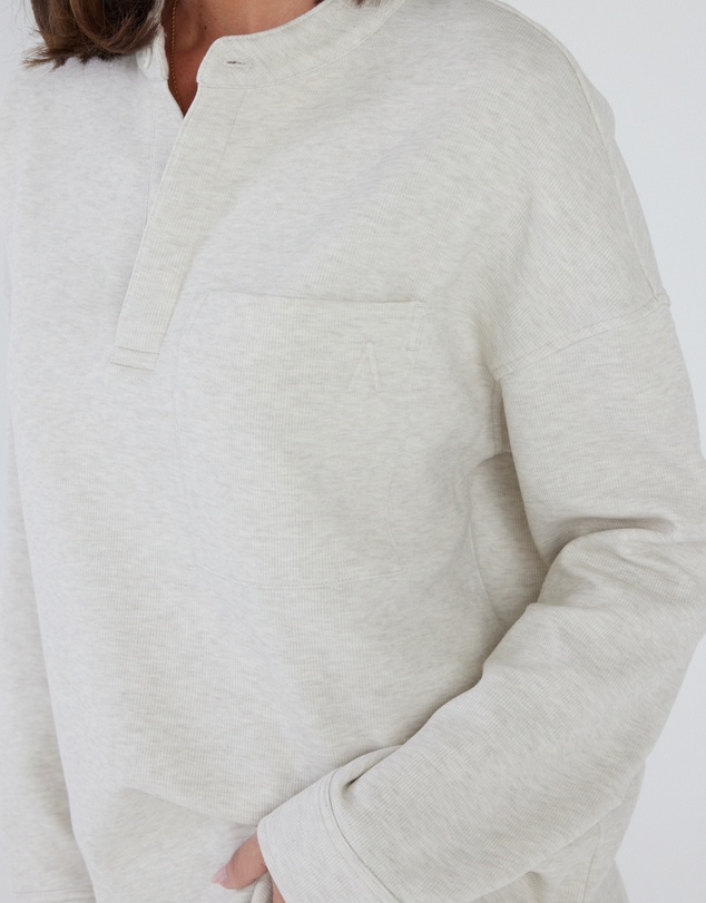 ALEXANDRA - Henley Jumper Oat