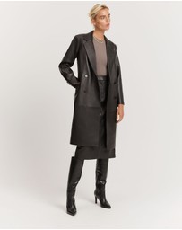 Country Road - Leather Column Skirt