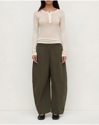 Assembly Label - Nora Merino Wool Henley Top