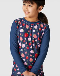 Modest Mermaid - Strawberry Sundae girls swim set SPF50+