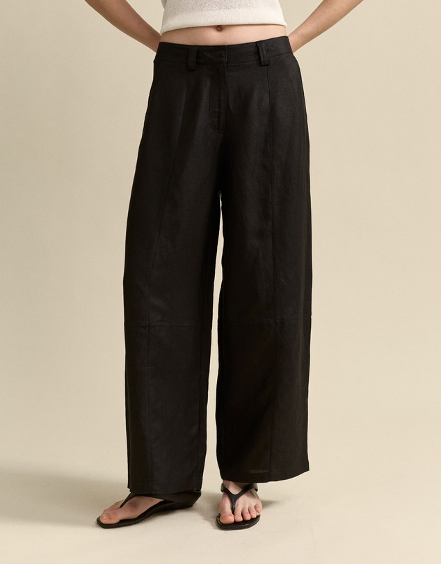 MVN - Linen Barrel Pants
