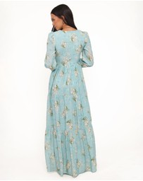 Petal & Pup - Bernice Maxi Dress - Blue Floral