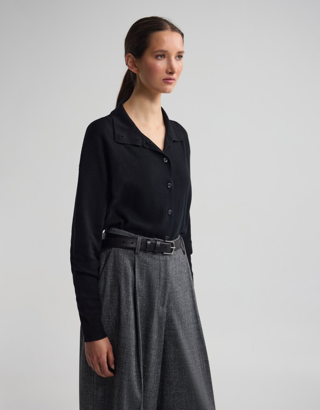 Oxford - Maddison Funnel Collar Cardigan
