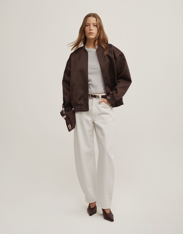Witchery - Satin Bomber Jacket