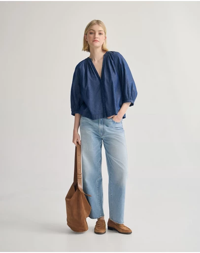 Oxford - Freya Button Up Top