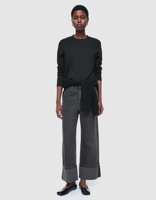COS - Facade Turn-Up Straight-Leg Jeans