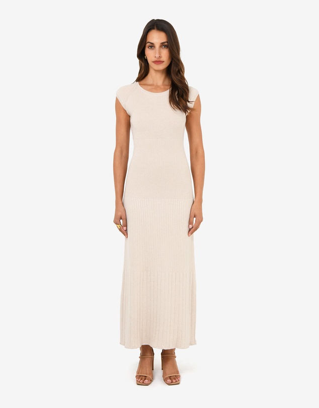 Forcast - Lourdes Ribbed Knit Dress