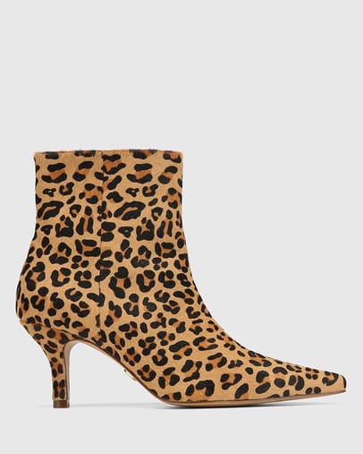 SAND LEOPARD PRINT LEATHER