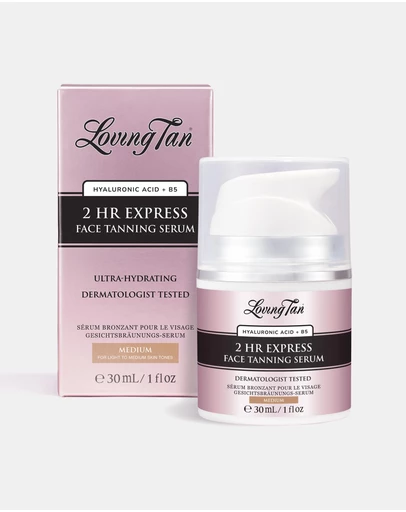 Loving Tan - 2-Hour Express Face Tanning Serum Medium 30ml