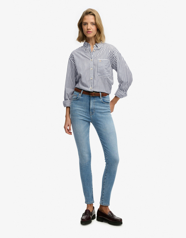 Superdry - Poplin Relaxed Long Sleeve Shirt