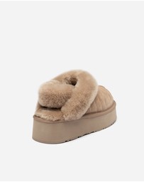 Ozwear Connection Uggs - Ugg Coquette Matelassé Logo Platform Slipper (Detachable Feature)