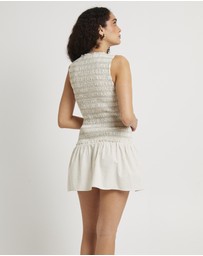 Subtitled - Delmore Shirred Dress