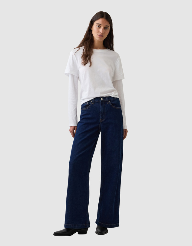 GAP - High Rise Stride Rinse Bluebell Jeans