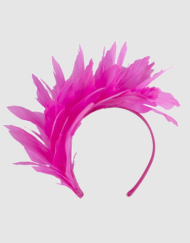 Max Alexander - Modern Hot Pink Racing Fascinator