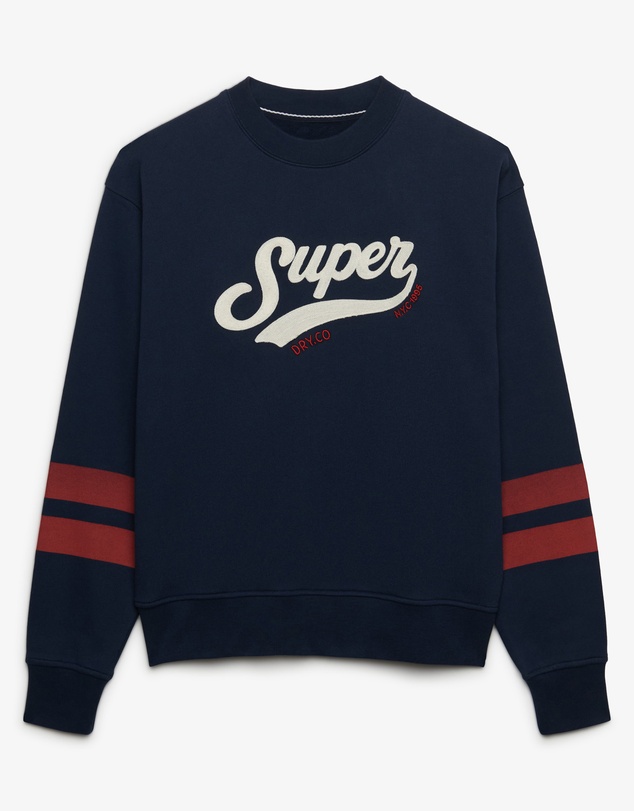 Superdry - Varsity Script Loose Crew