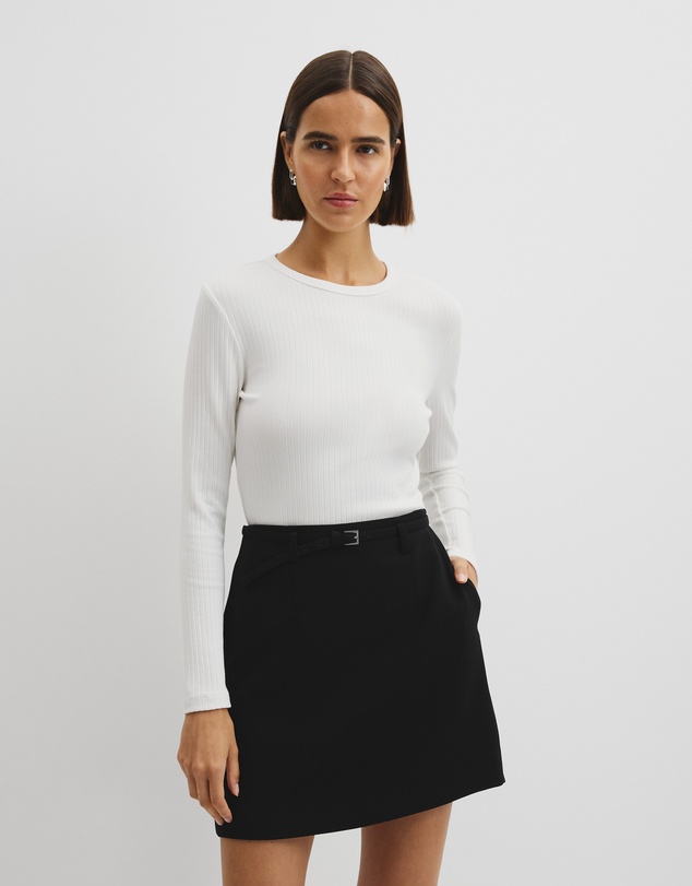 Country Road - Long Sleeve Rib Top