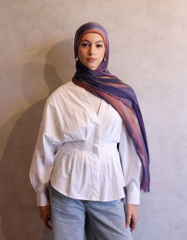 Mod Squad - Printed Rayon Hijab - Dusk
