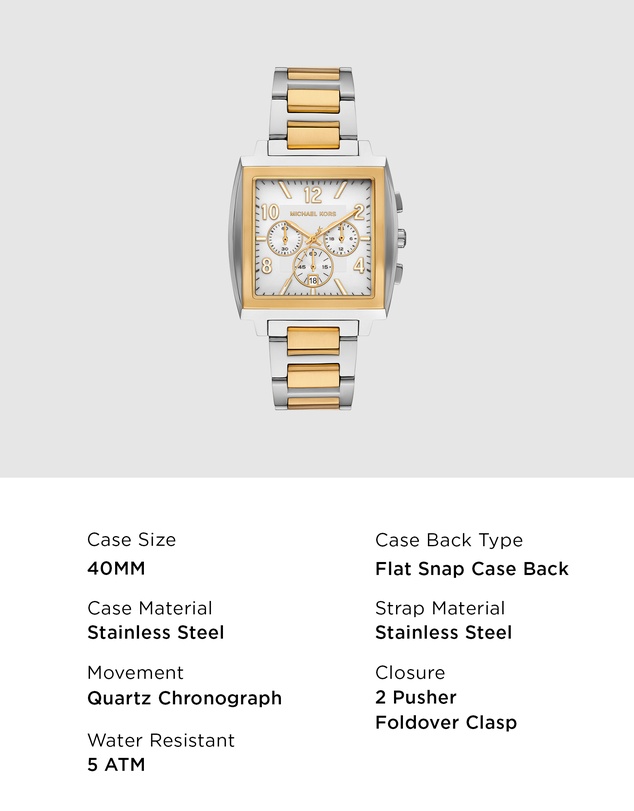 Michael Kors - Rhys Two Tone Chronograph Watch