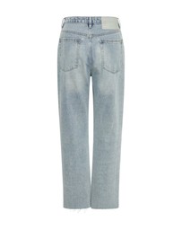 ONE TEASPOON - Fleetwood Zipped Hooligans Mid Waist Relaxed Cropped Jeans