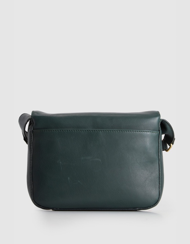 Evity - Sofia Leather Flap Crossbody Bag