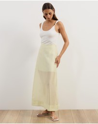 Atmos&Here - Lola Organza Sheer Maxi Skirt
