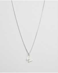 Kirstin Ash - W Outline Initial Necklace
