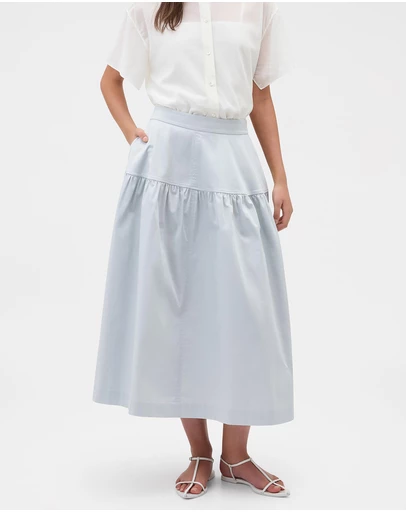 Oroton - Basque Detail Skirt