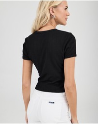 Rolla's - Pointelle Cotton Classic Tee