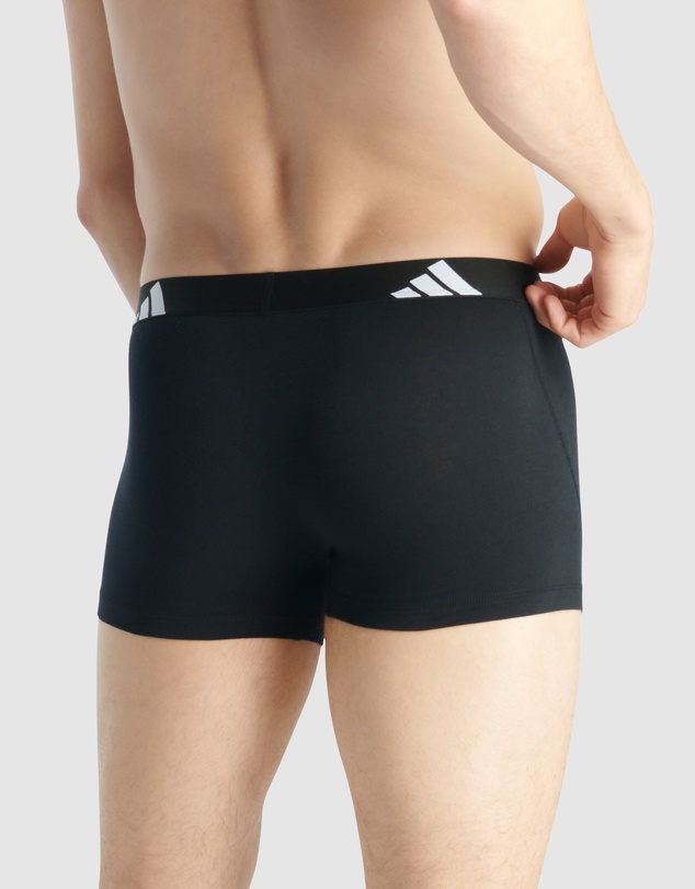 adidas Sportswear - 3 Pack Active Flex Cotton Trunk Underwear