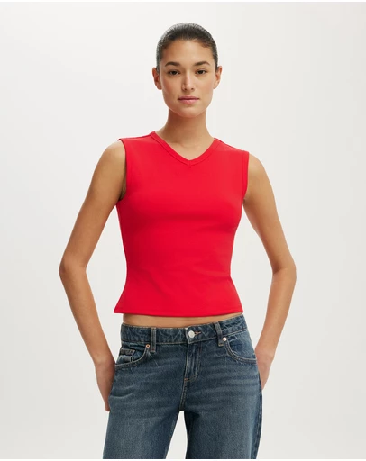 Cotton On - 90S V Neck Tank