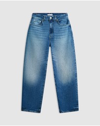 Tommy Hilfiger - Mid Rise Tapered Barrel Leg Jeans