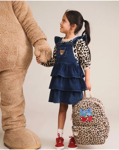 Huxbaby - Leopard Cherry Backpack