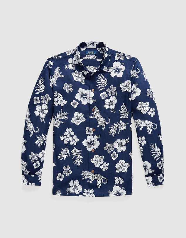 Polo Ralph Lauren - ICONIC EXCLUSIVE - Classic Fit Tropical Linen Camp Shirt
