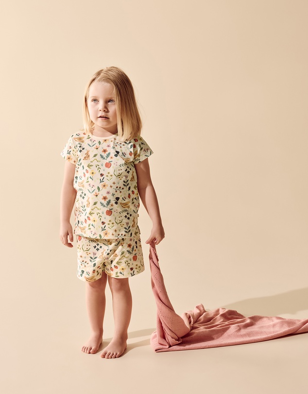 Wilson & Frenchy - Summer Garden Organic SS Pyjamas - Babies-Kids