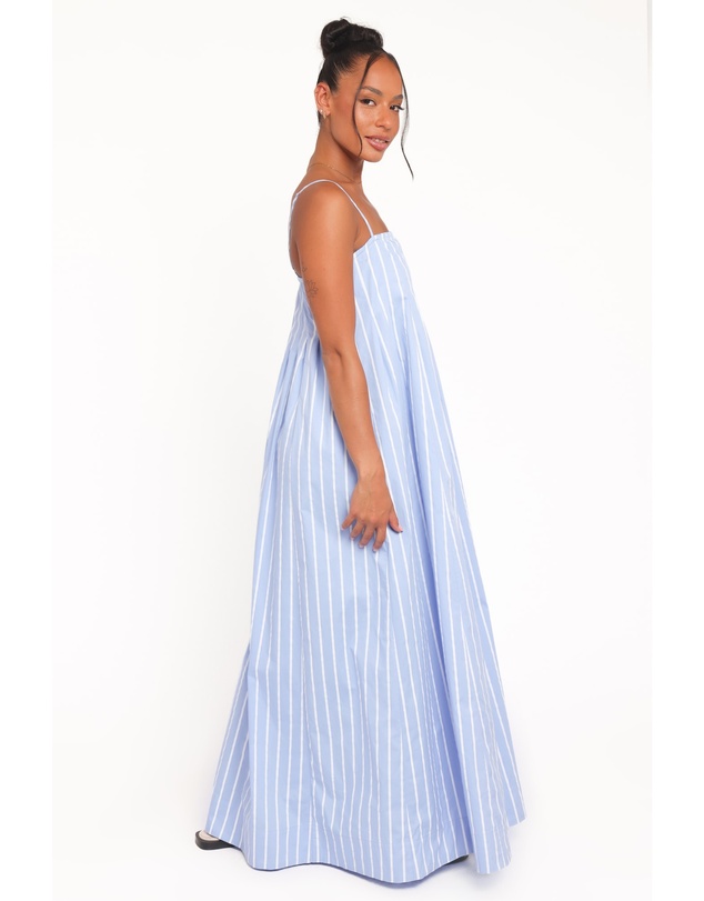 Petal & Pup - Arletta Maxi Dress - Blue Stripe