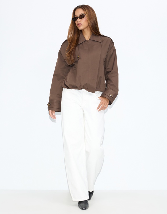 Dazie - Muse Trench Bomber Jacket