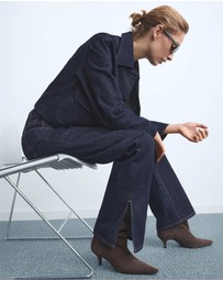 M.N.G - Straight-Leg Jeans With Openings