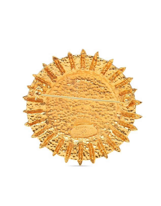 Pre-Loved by Azura Reborn - Pre-Loved Gold Plated Coat of Arms Pin Brooch