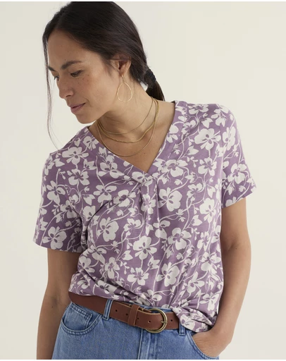 Seasalt - Barnoon Jersey Printed Short-Sleeve Top