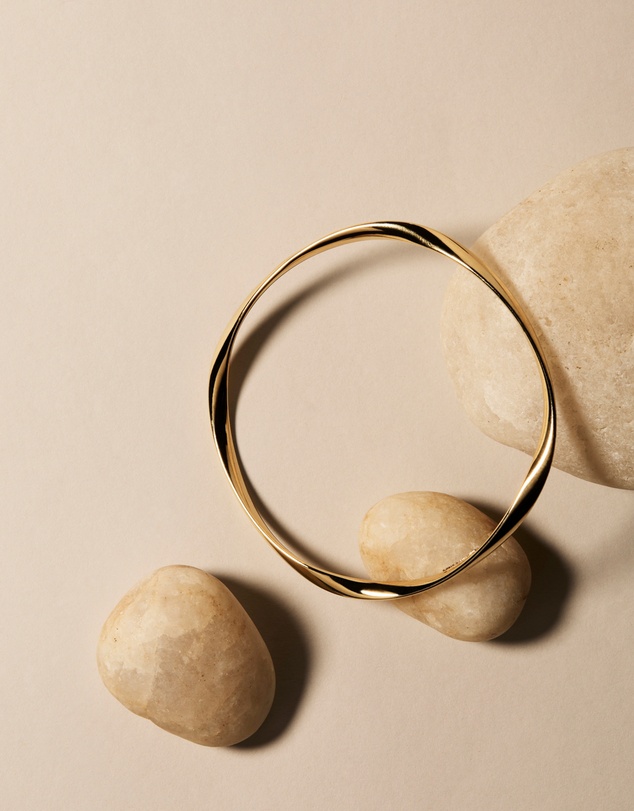 Najo - Garden of Eden Yellow Gold Bangle (65mm)